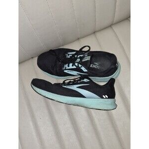 Brooks Black Running Shoes 8.5 with Light Blue Accents